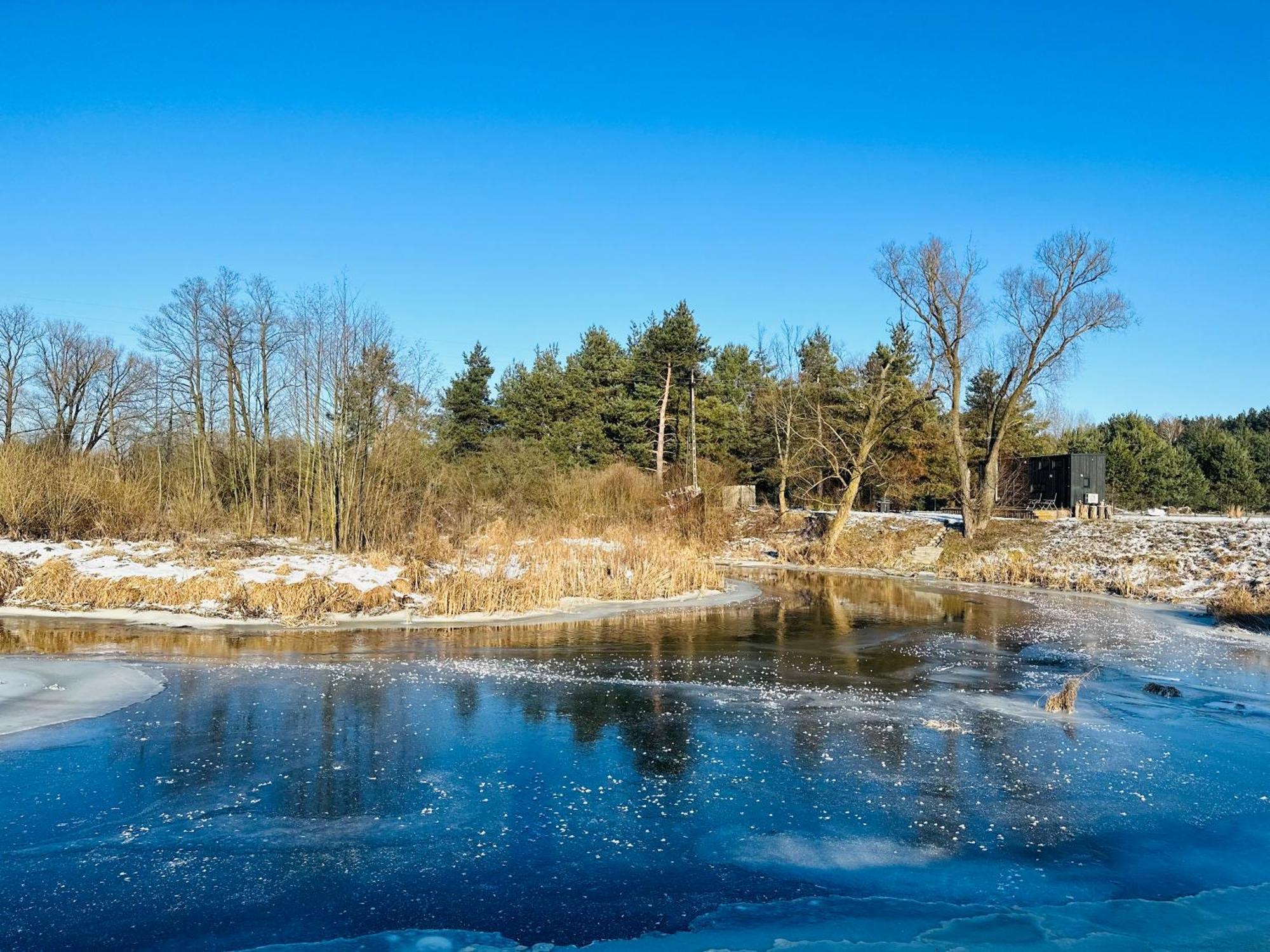 Willa Magiczne domki nad rzeką Toczną Korczew Zewnętrze zdjęcie