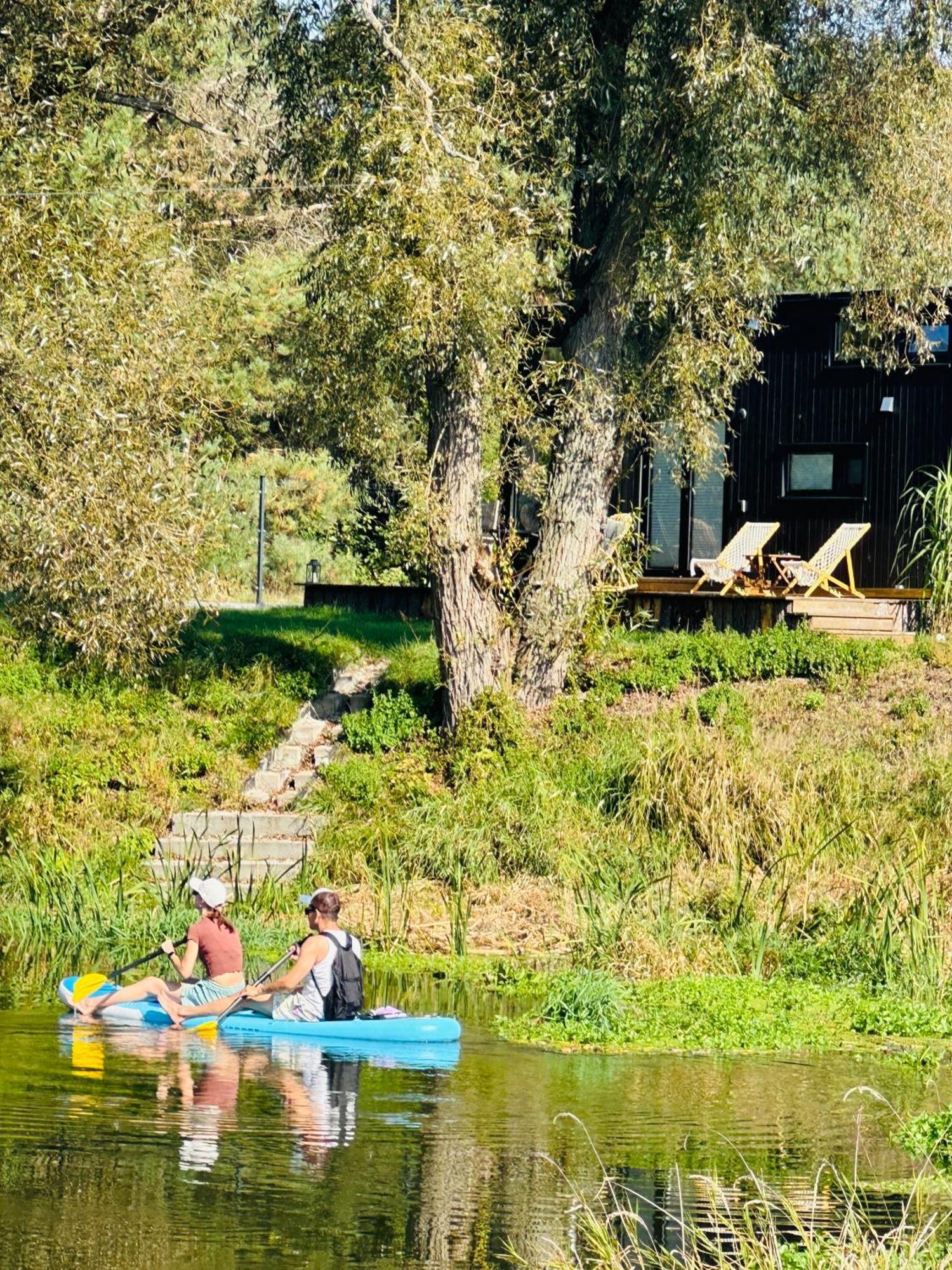 Willa Magiczne domki nad rzeką Toczną Korczew Zewnętrze zdjęcie